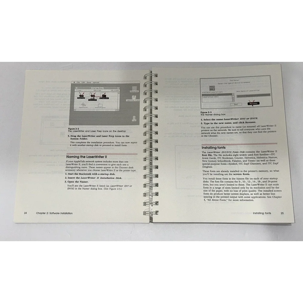 Macintosh‎ LaserWriter IINT/NTX Owner's Guide 1988 Apple Collector Vintage